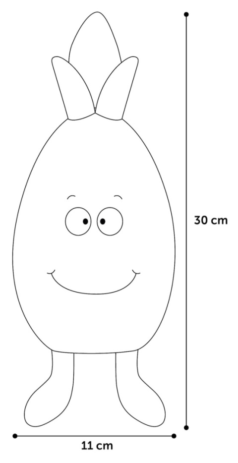 Zabawka dla psa Ananas
