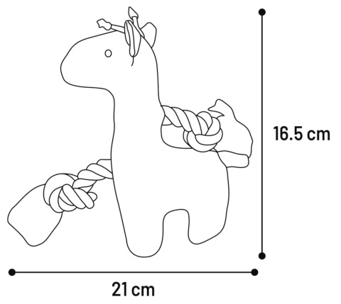 Zabawka dla szczeniaka Britta Żyrafa